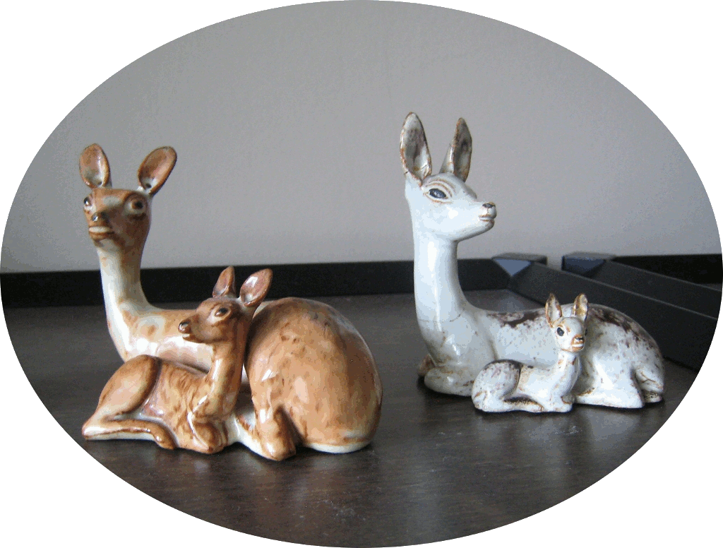 Bambi-aiheisia koriste-esineitä